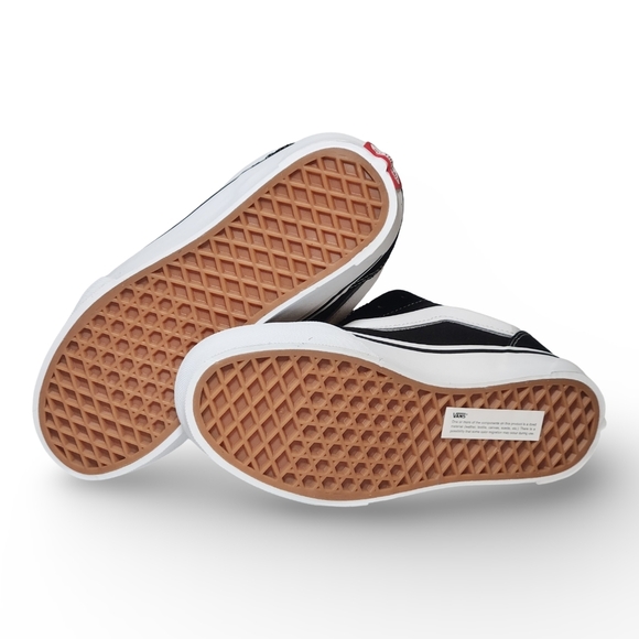 Vans Womens Size 6.5 Black and White Knu Skool Sneakers - Picture 3 of 6
